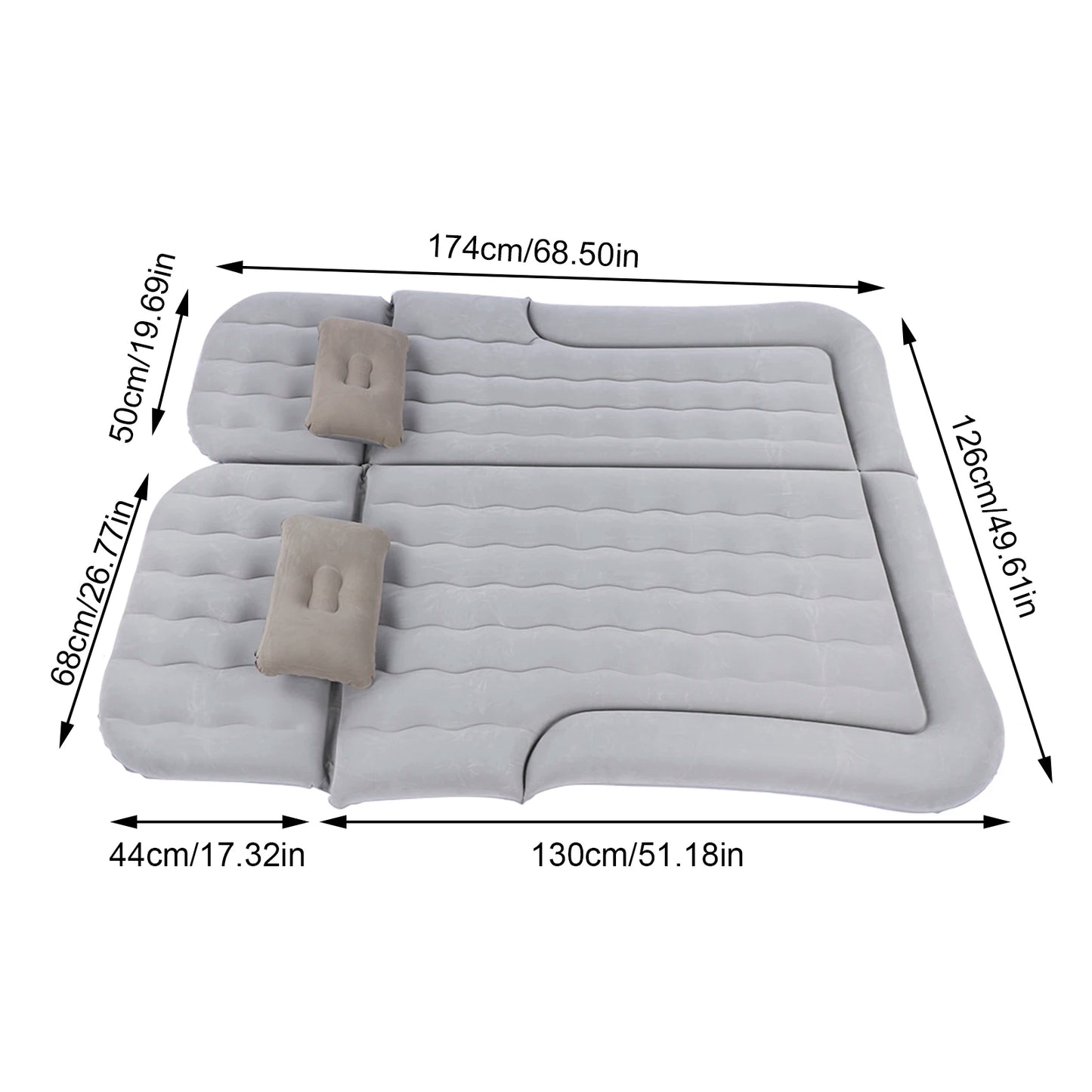 2 In 1 Multifunction Inflatable Travel Mattress