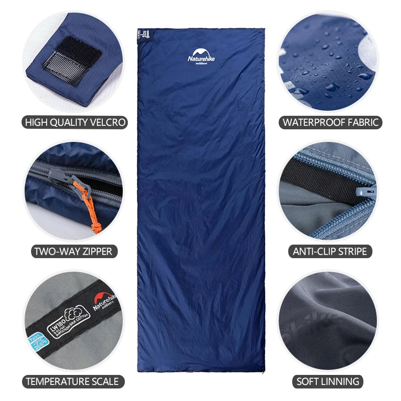 Sleeping Bag Ultralight Portable Splicable