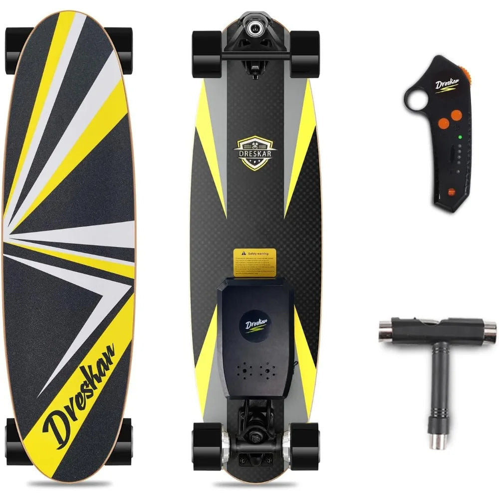 Longboard Cruiser With Remote Control Skate Board