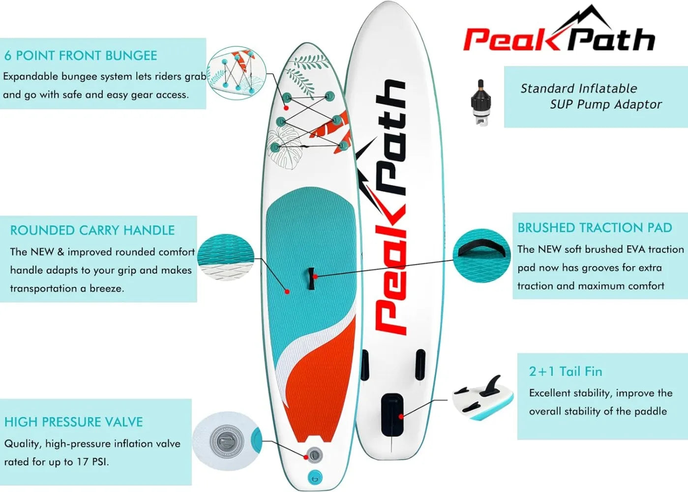 Inflatable Stand Up Paddle Board with  Accessories