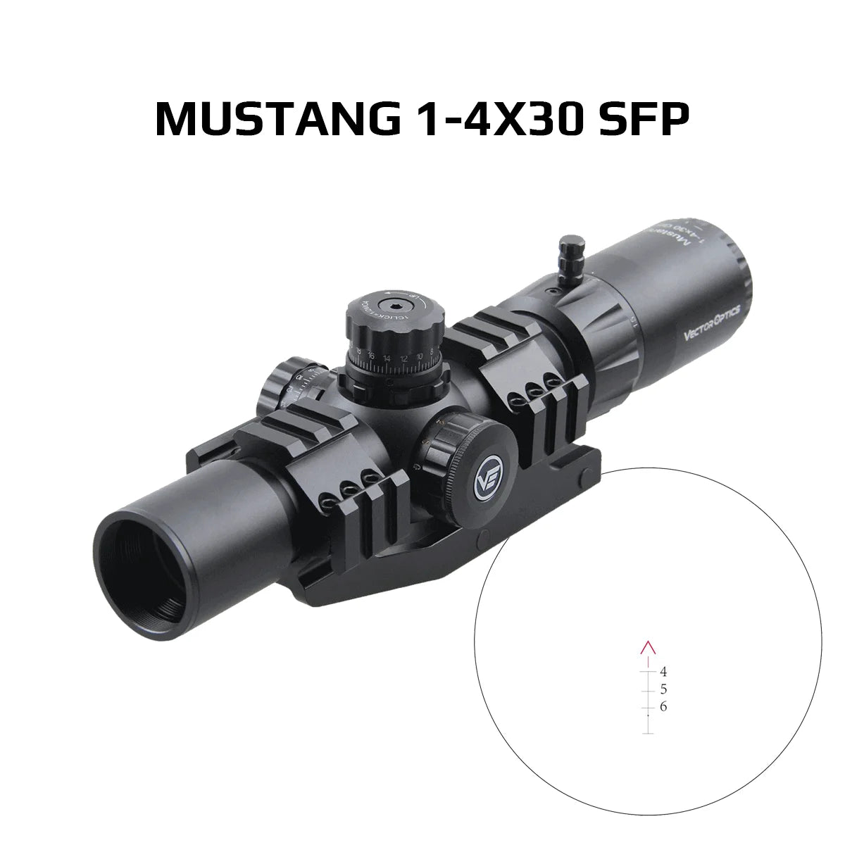 LPVO Riflescope For .308 30-06 AR15 Rifles