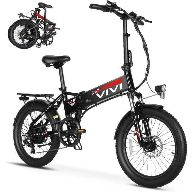 Foldable Ebike Electric Bicycle with 48V Remo