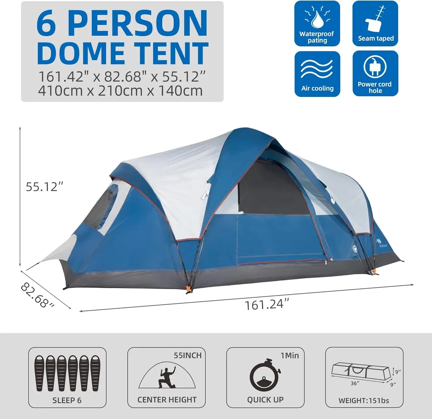 4-6 Person Tent/Instant for Camping