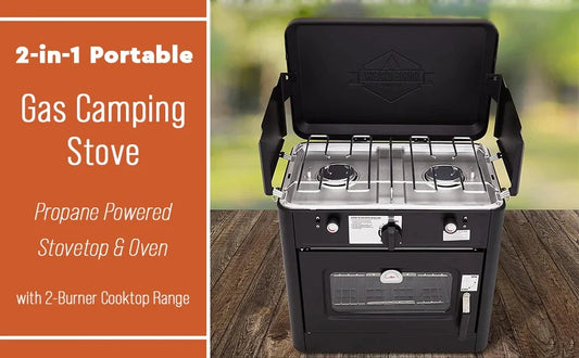 Outdoor Gas Camping Oven with Carry Bag