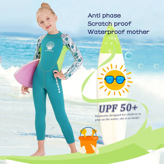 Kids Diving Suit  One Piece Beachwear