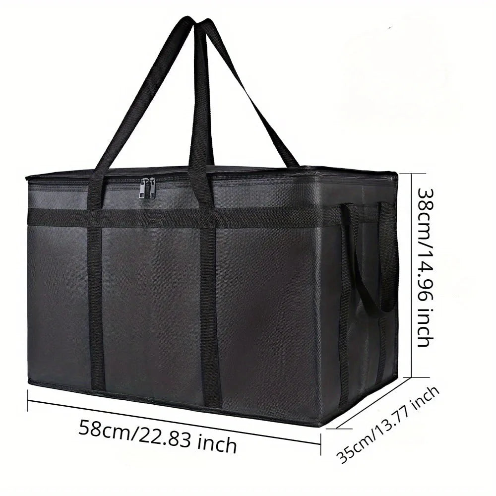 1 PC XXXL Picnic Bags 79L for Hot and Cold Food, Removable Hard Bottom, Camping Storage, Large Capacity Reusable Lunch Bag