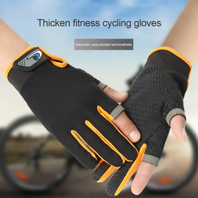 Cycling Fishing Gloves Touch Screen Non-Slip Full Finger Thin Breathable Mesh Bike Bicycle Gloves Quick Dry Ski Hiking Gloves