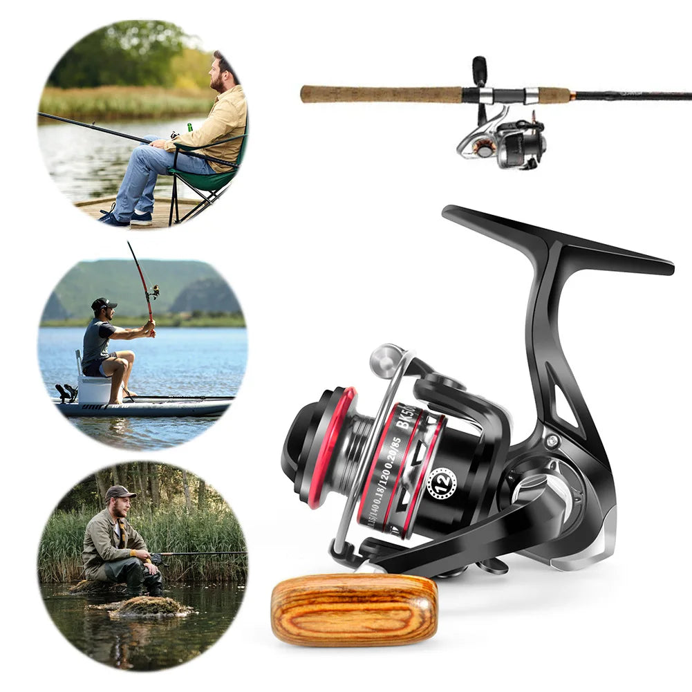 Metal Mini Spinning Reel Lightweight