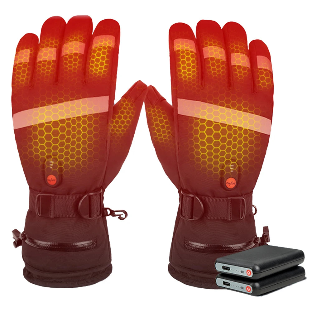 Heated Gloves Waterproof Electric