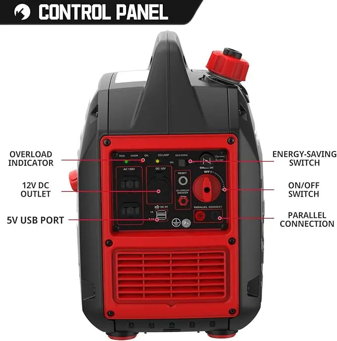 2350-Watt Gas Powered Portable Inverter Generator