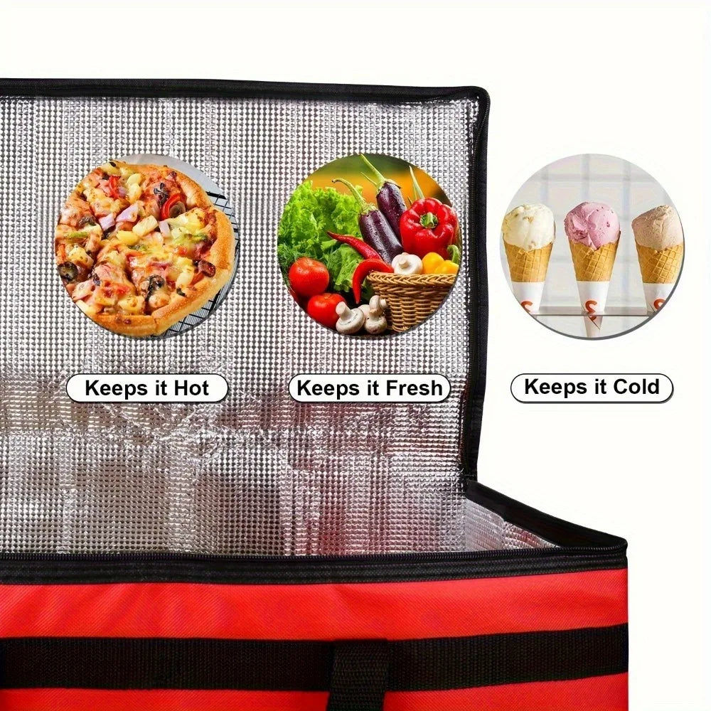 1 PC XXXL Picnic Bags 79L for Hot and Cold Food, Removable Hard Bottom, Camping Storage, Large Capacity Reusable Lunch Bag