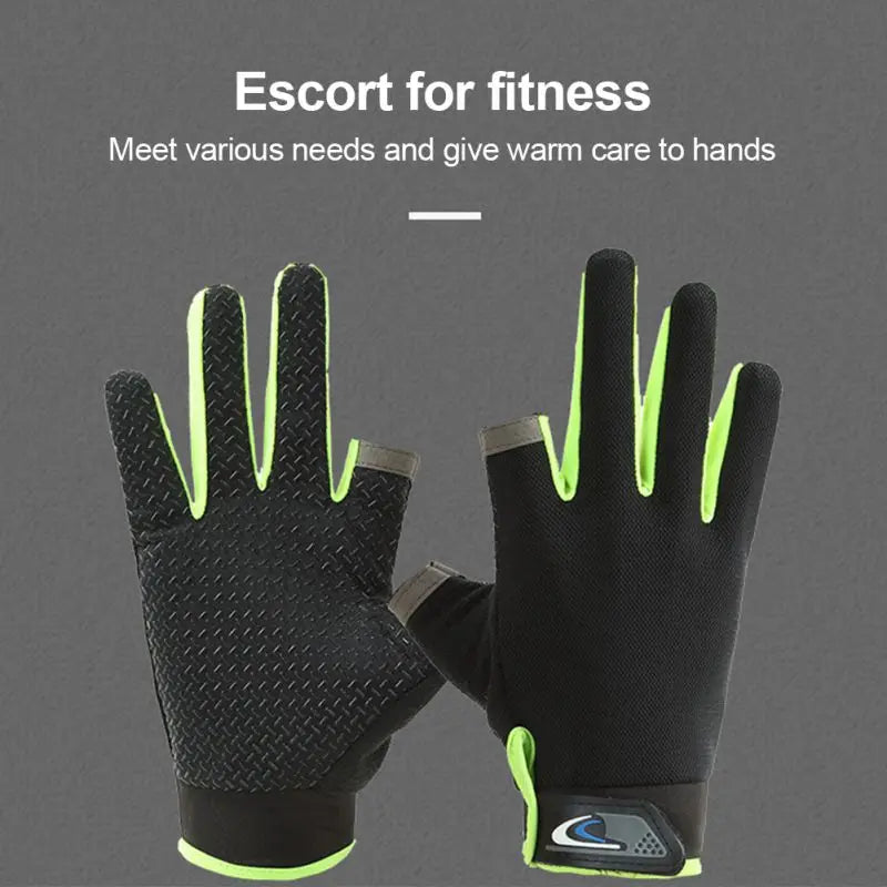 Cycling Fishing Gloves Touch Screen Non-Slip Full Finger Thin Breathable Mesh Bike Bicycle Gloves Quick Dry Ski Hiking Gloves