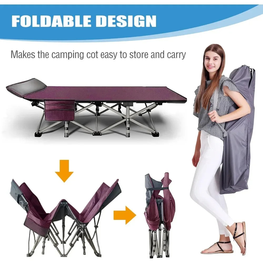 Folding Camping Cots for Adults,