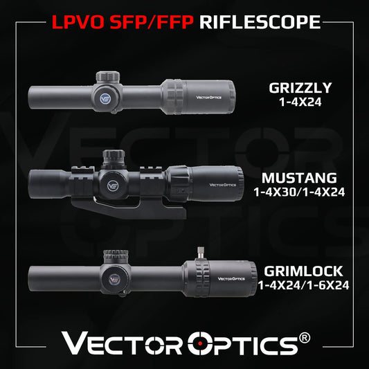 LPVO Riflescope For .308 30-06 AR15 Rifles