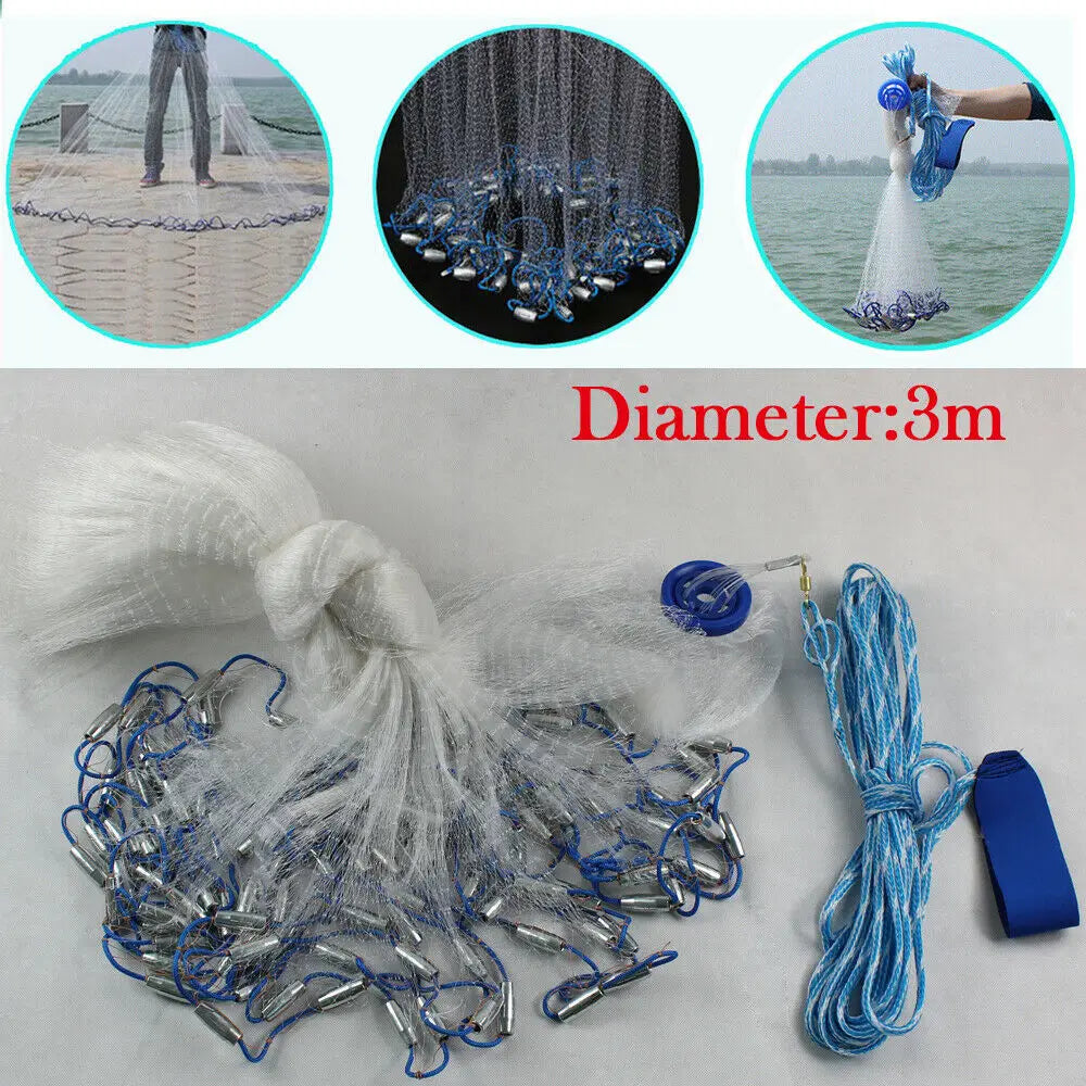 Hand Cast Strong Nylon Trap Line Mesh