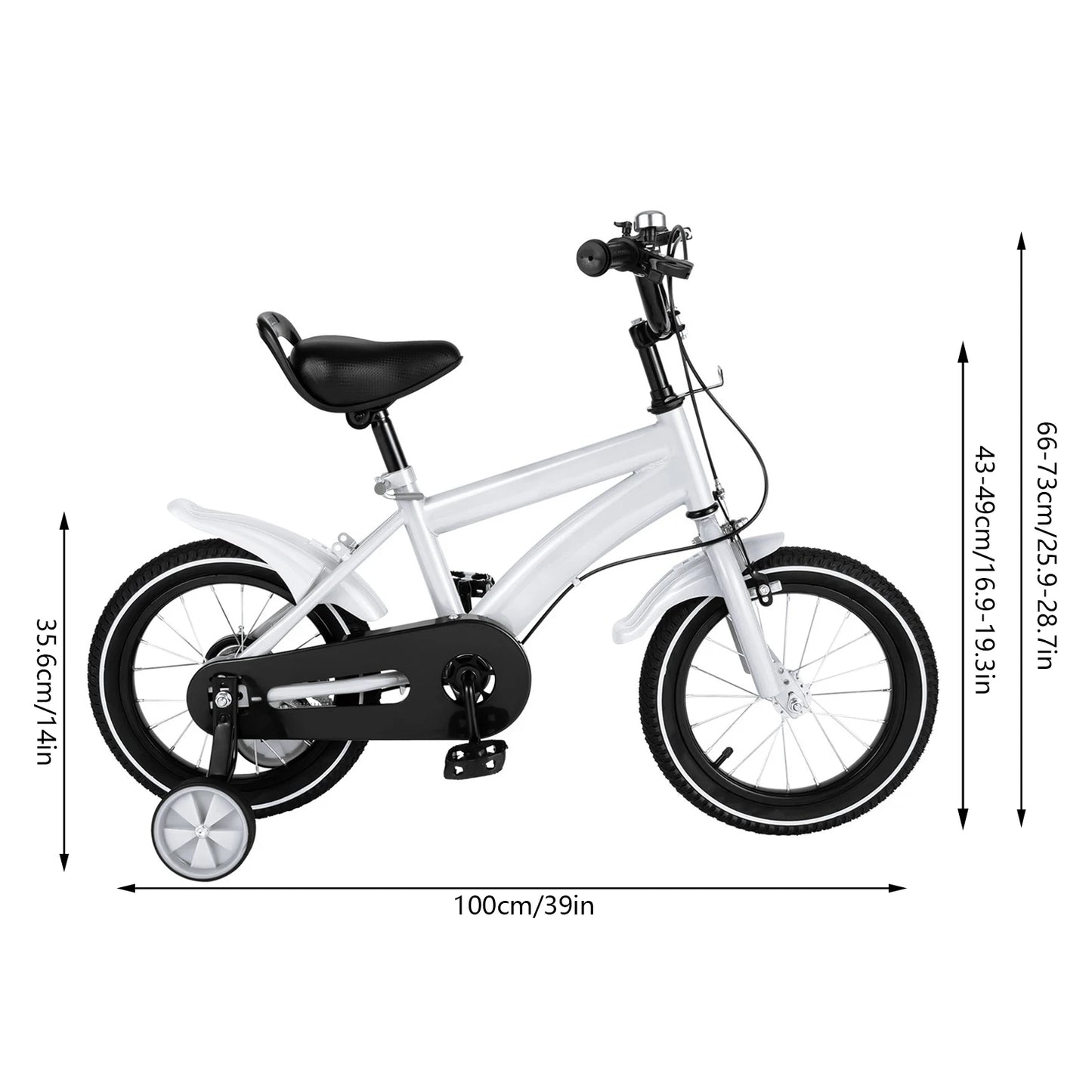 14in Children Bicycle Boys Girls Kids Bike