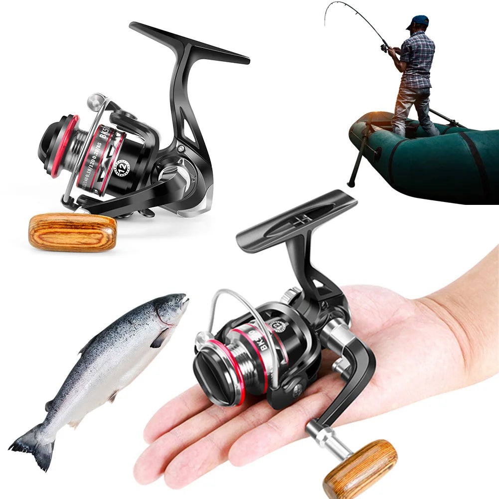 Metal Mini Spinning Reel Lightweight