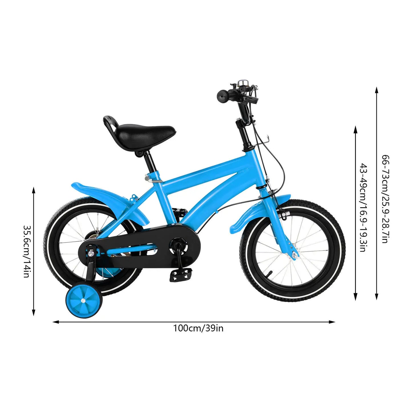 14in Children Bicycle Boys Girls Kids Bike